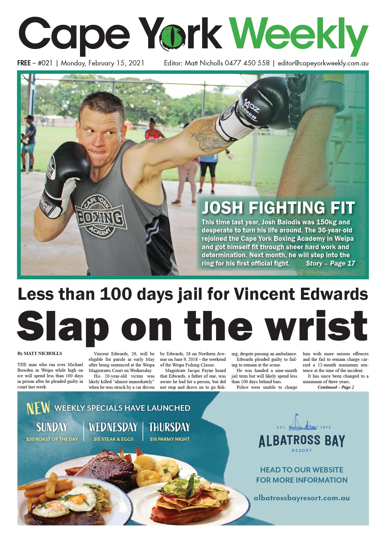 Cape York Weekly 15 February 2021