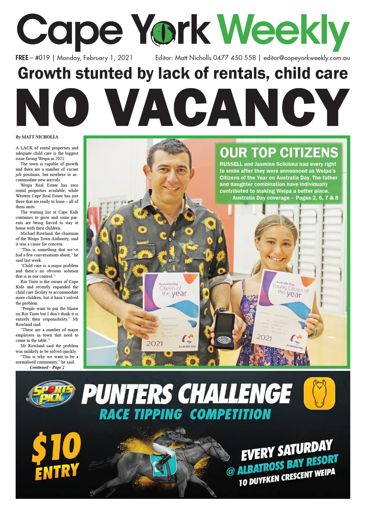 Cape York Weekly 1 February 2021