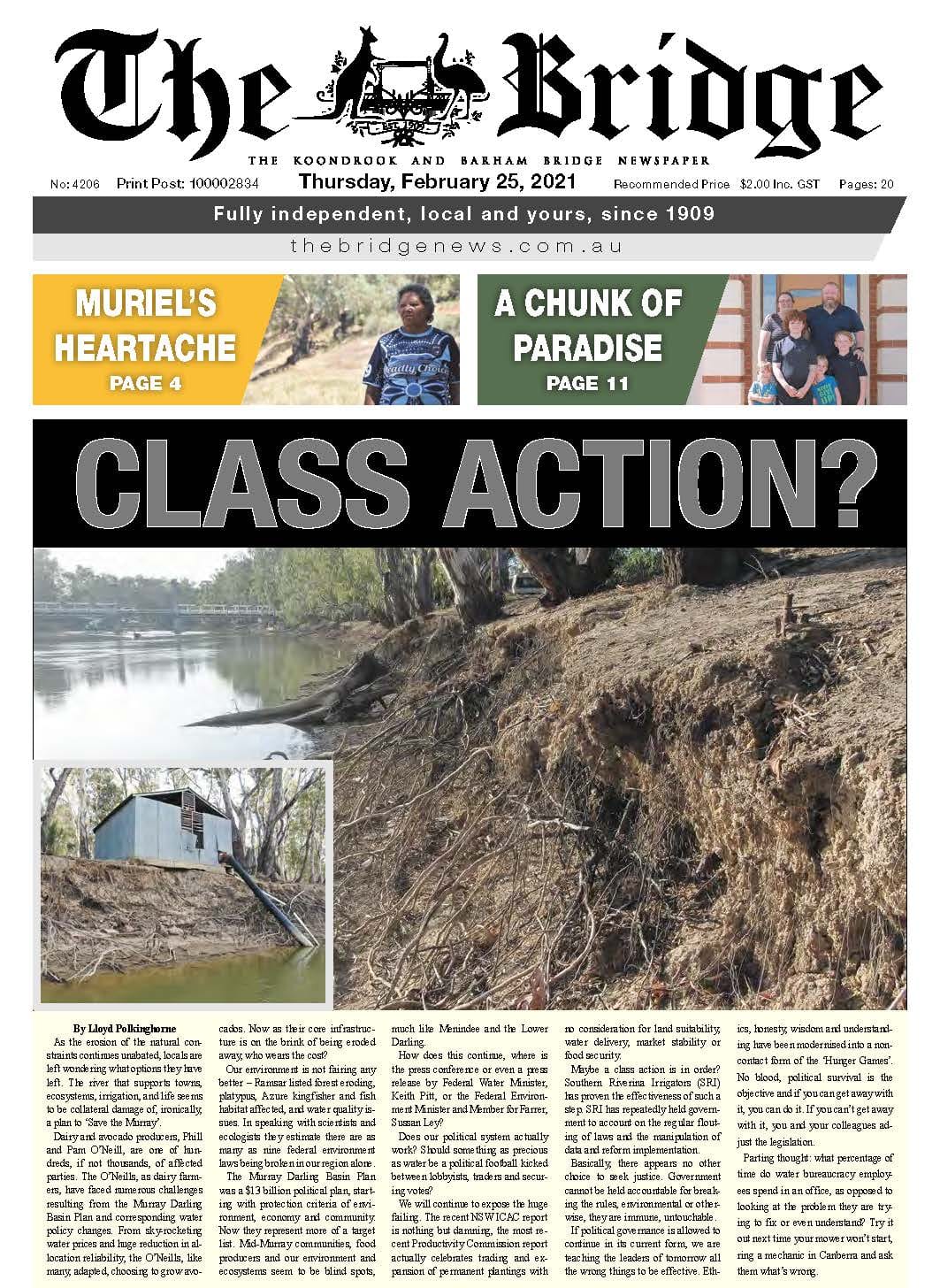 Koondrook and Barham Bridge 25 February 2021
