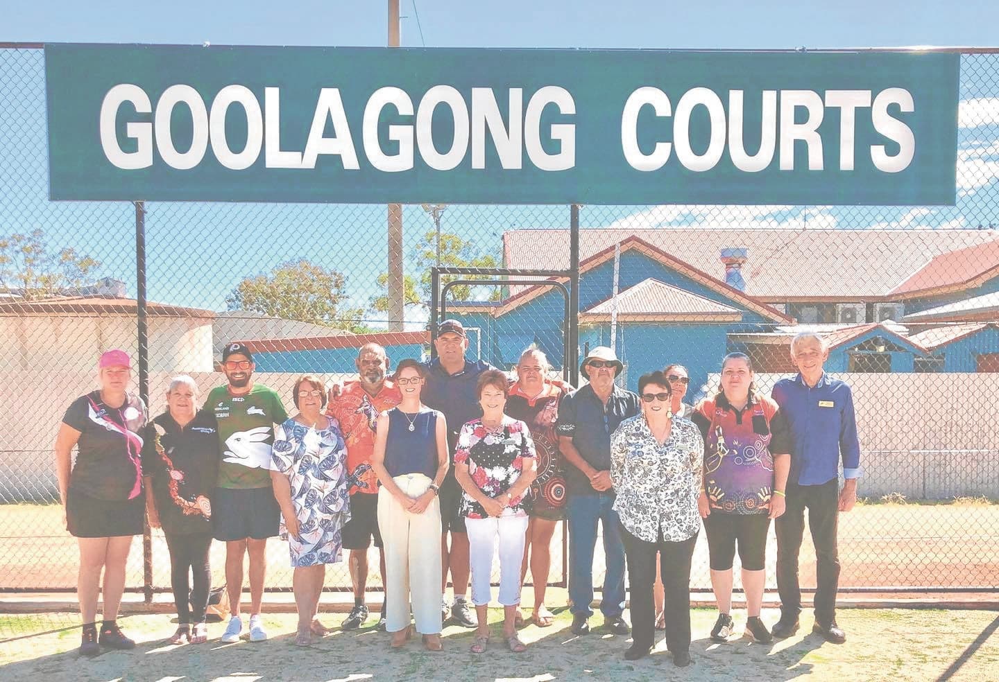 Opening of the Goolagong Courts