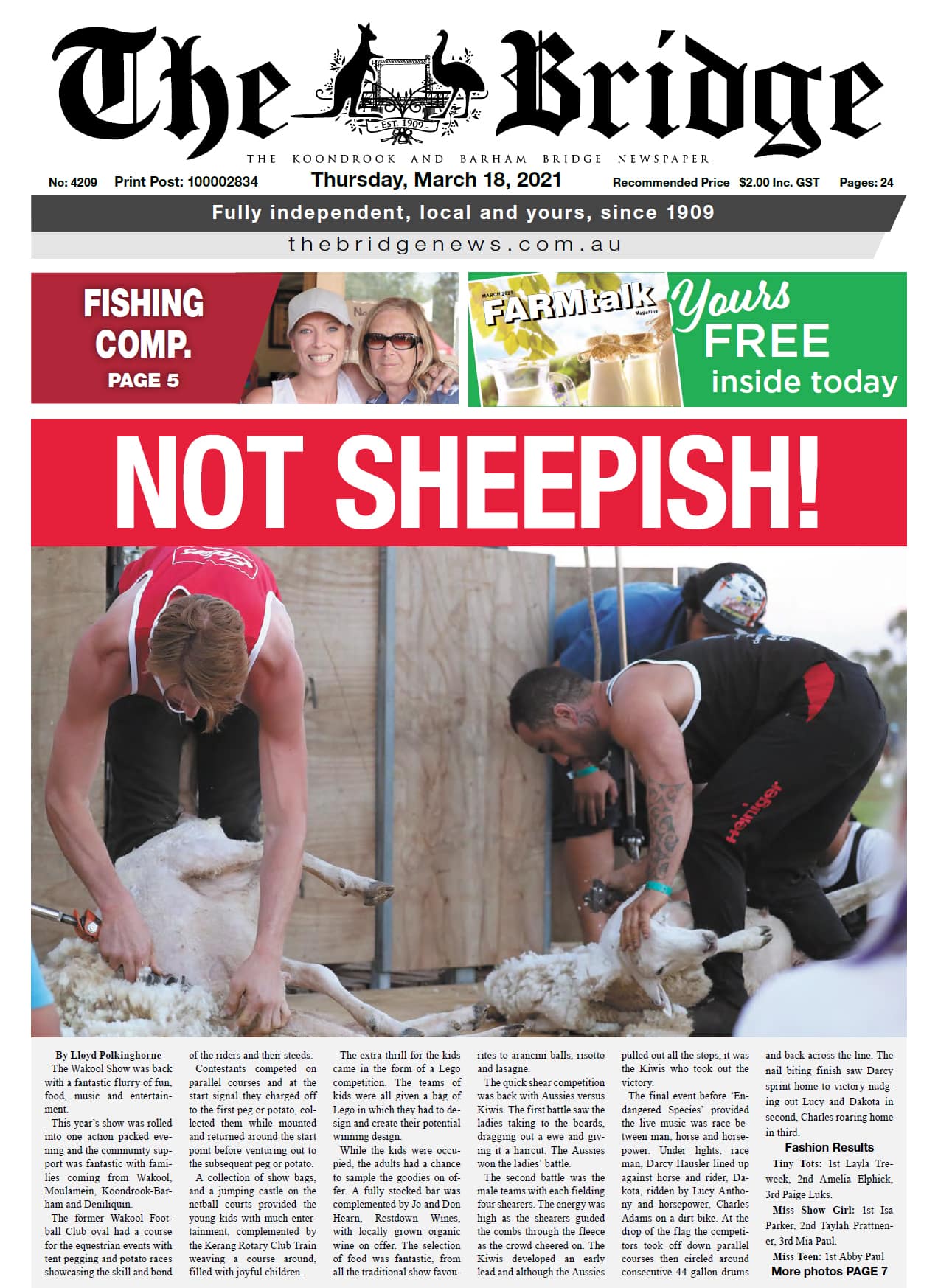 The Koondrook and Barham Bridge Newspaper 18 March 2021