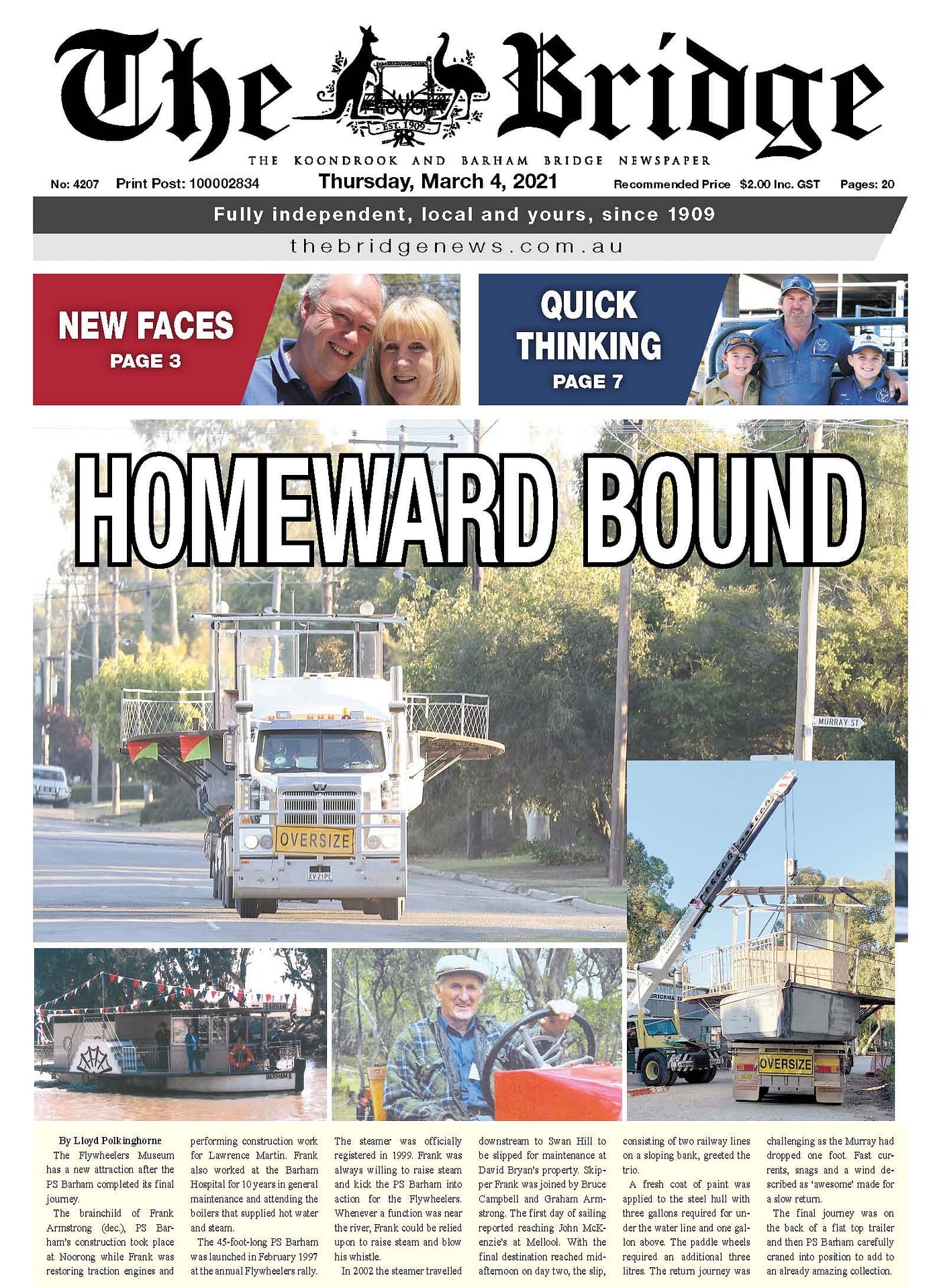 The Koondrook and Barham Bridge Newspaper 4 March 2021