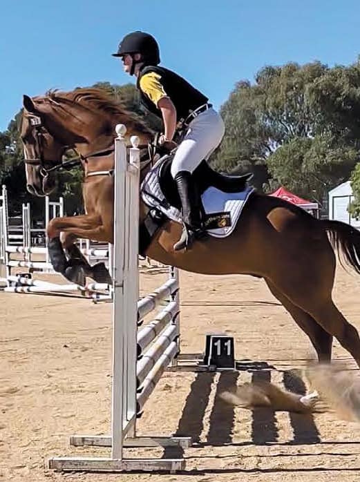 Olivia Griffiths show jumping