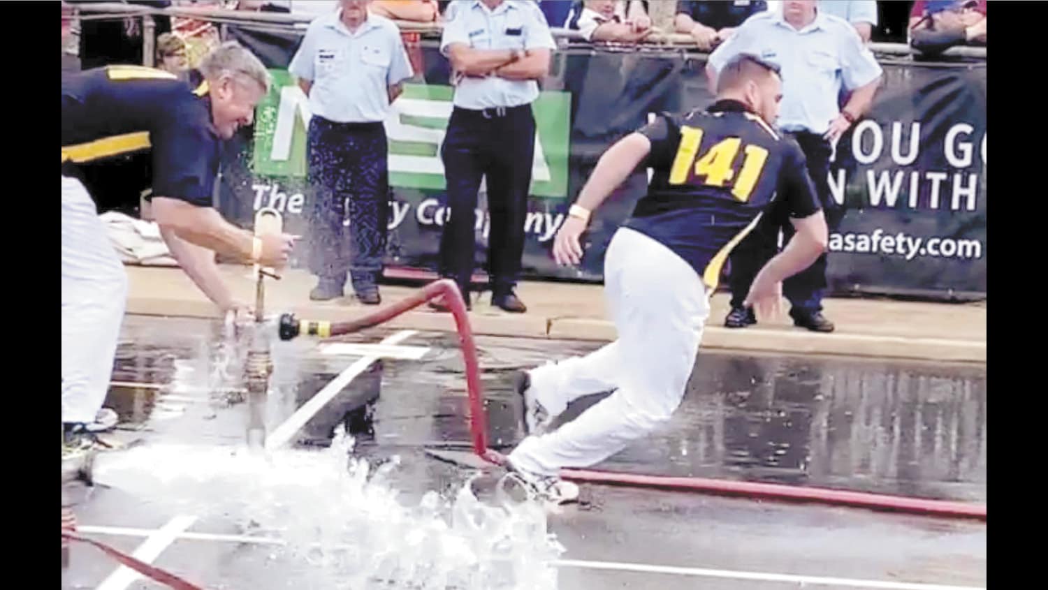Cohuna Fire Brigade competing