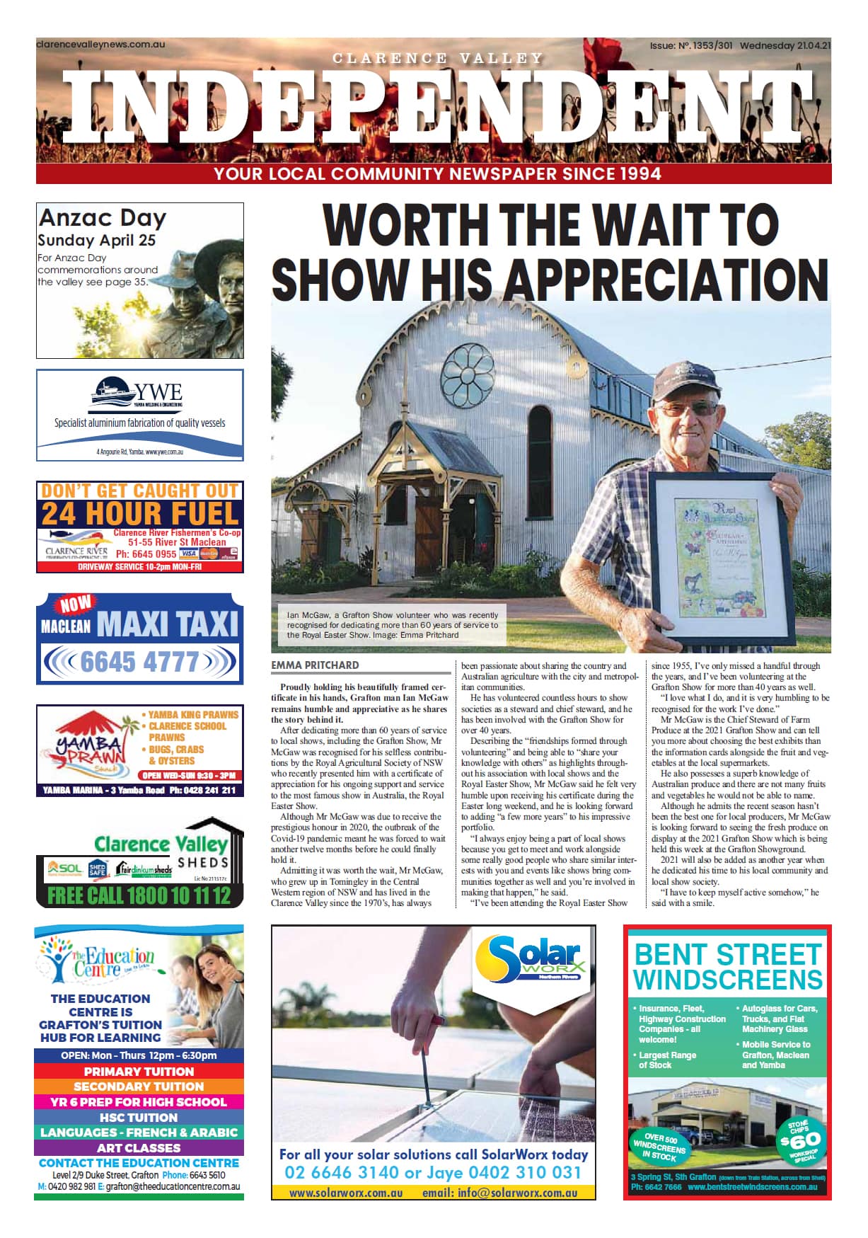 Clarence Valley Independent 21 April 2021