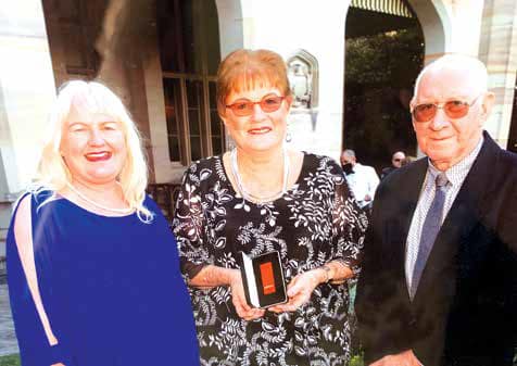 Private Geraghtys family with medal