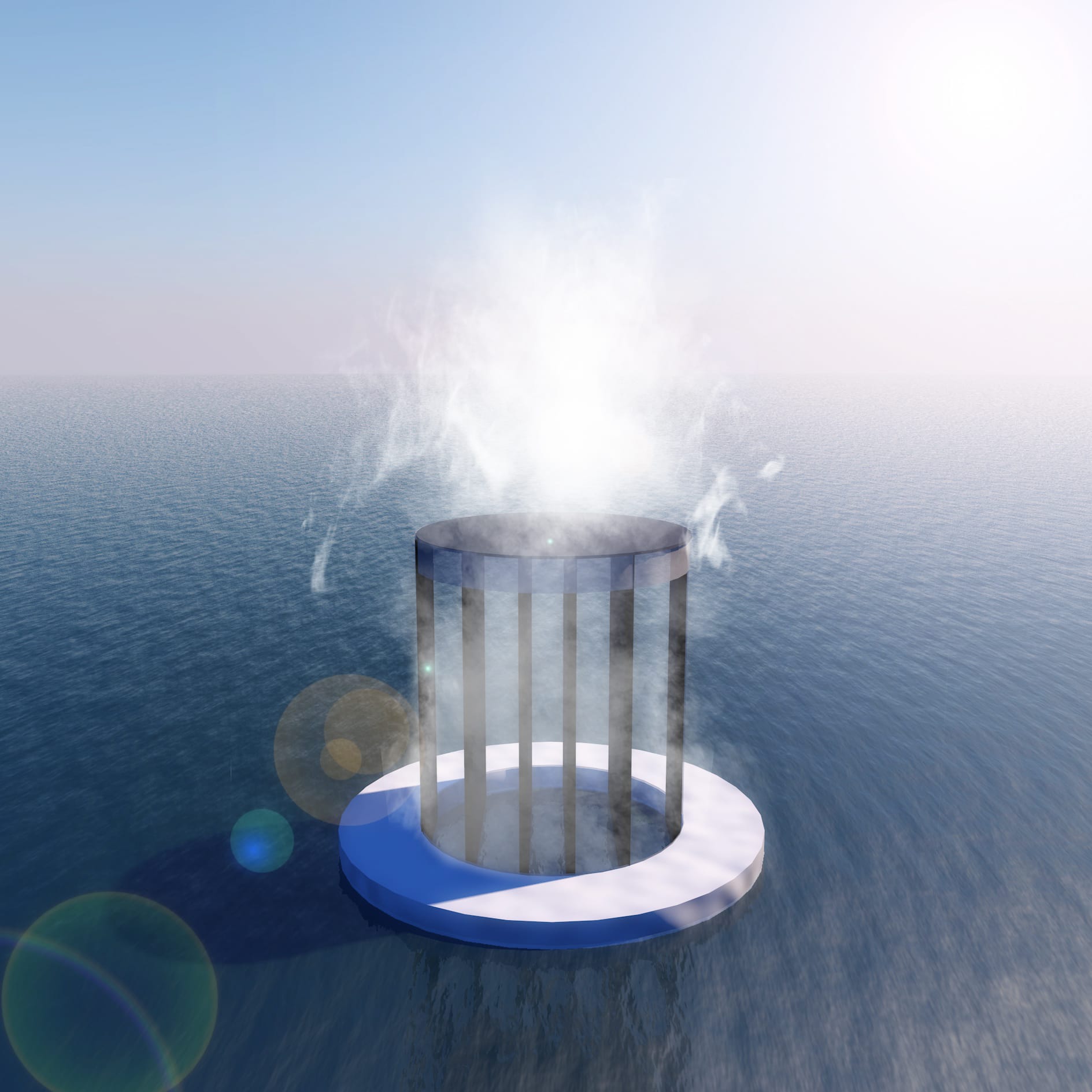 Heat sink like photothermal evaporator