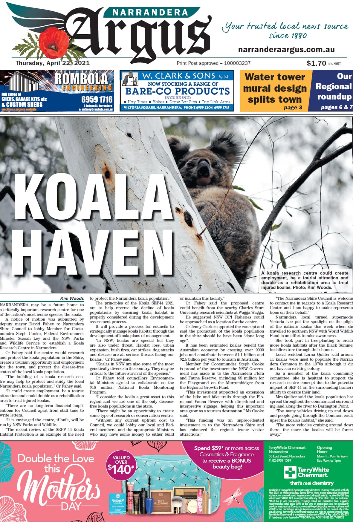 Narrandera Argus 22 April 2021