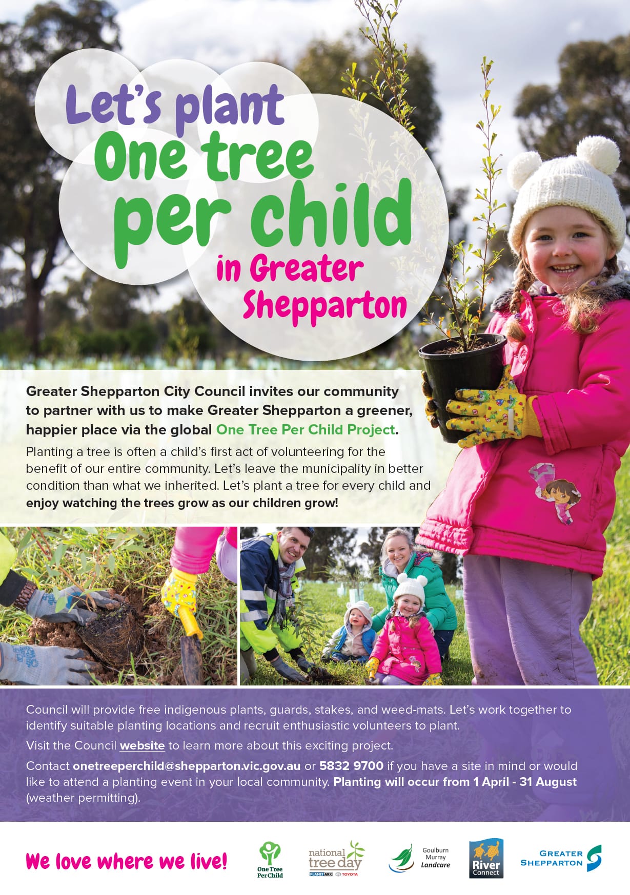 One Tree Per Child flyer