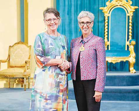 Prue Leggoe with Governor of Victoria