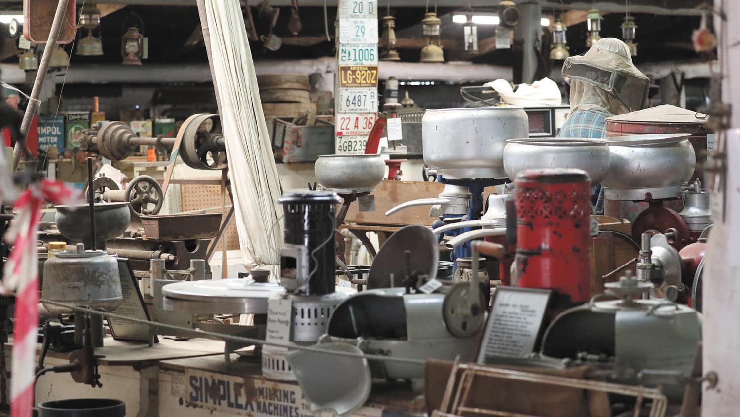 Massive collection of historical items