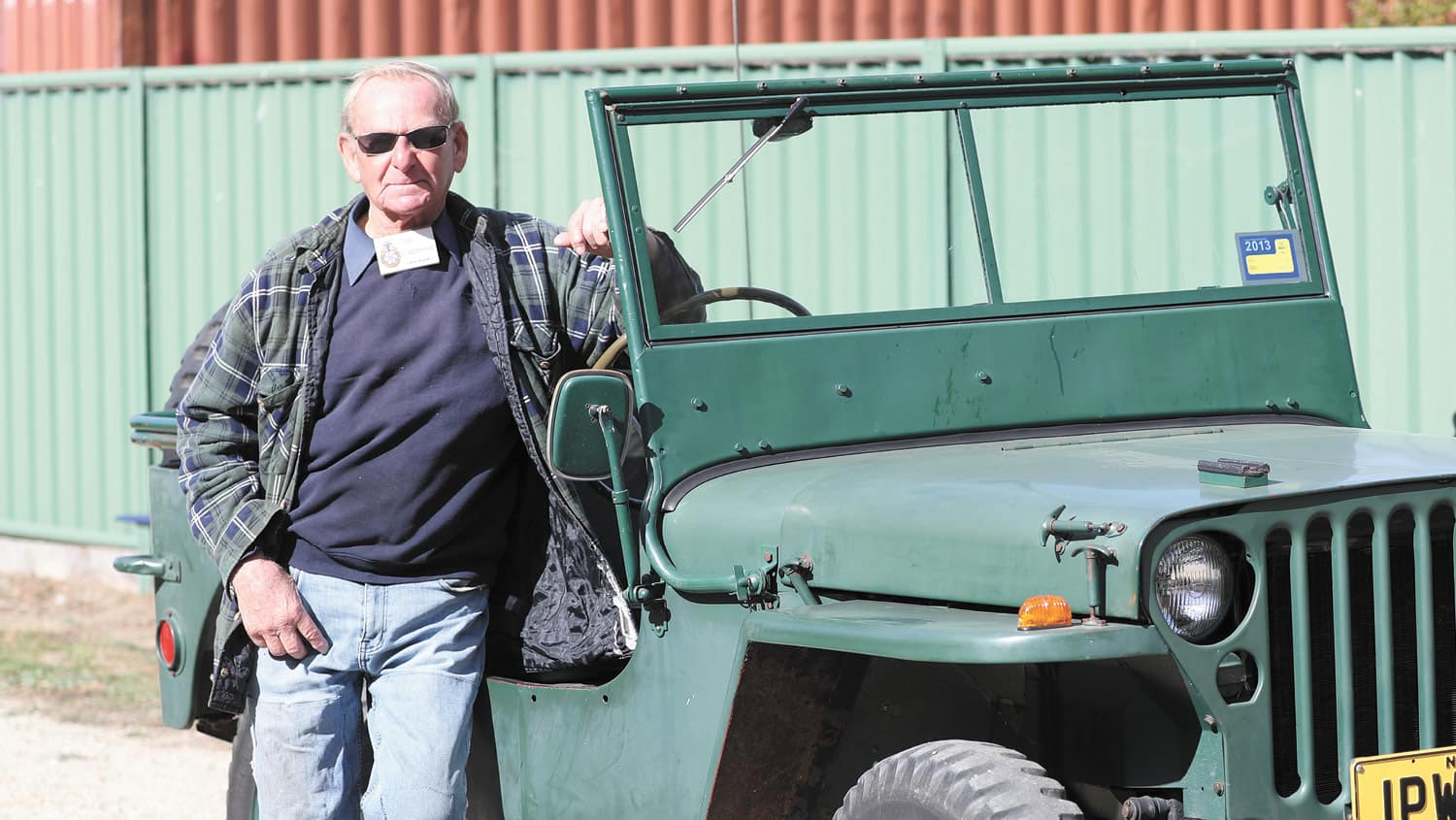 Tom with Willy Jeep