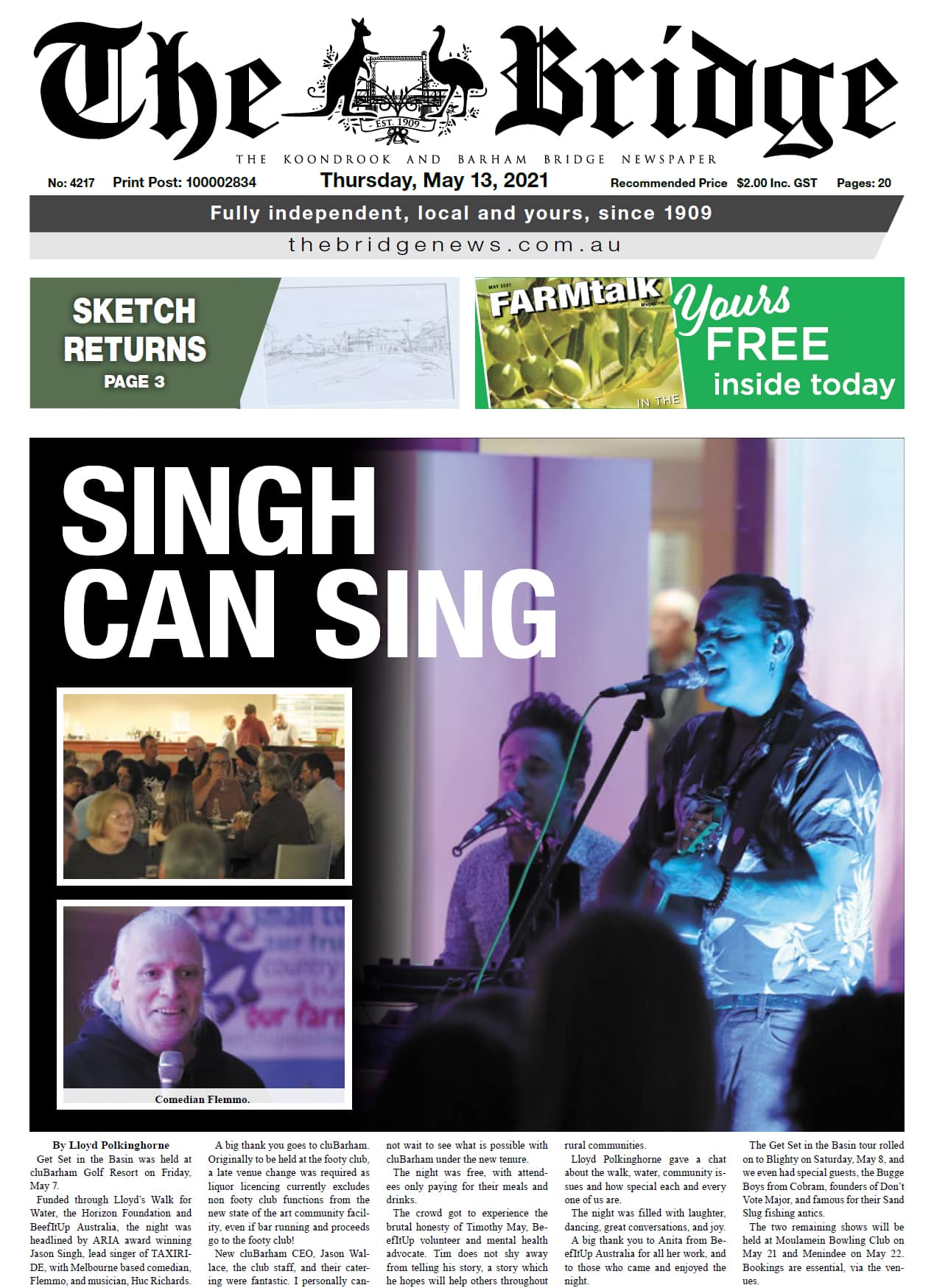 The Koondrook and Barham Bridge Newspaper 13 May 2021