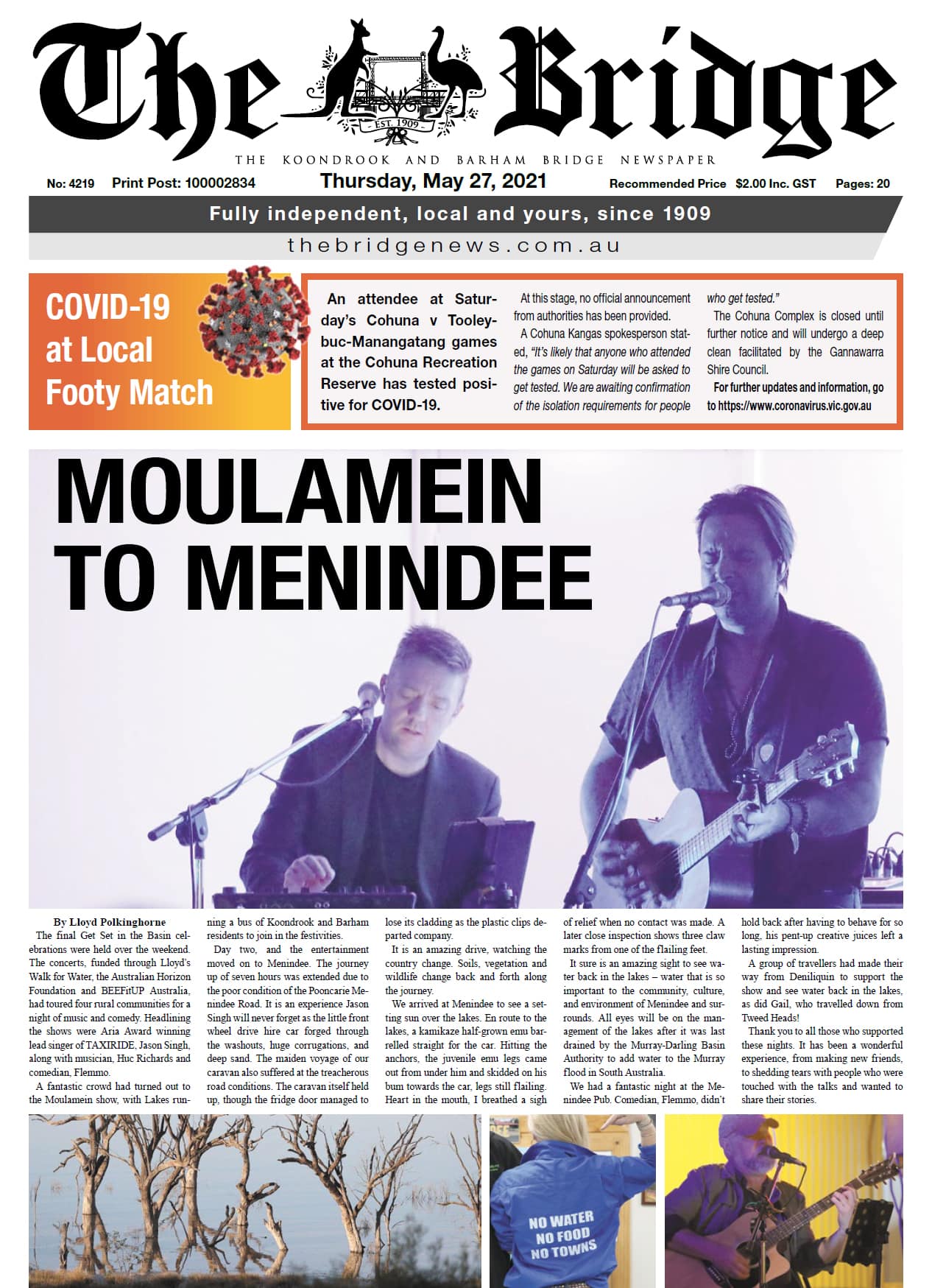 The Koondrook and Barham Bridge Newspaper 27 May 2021