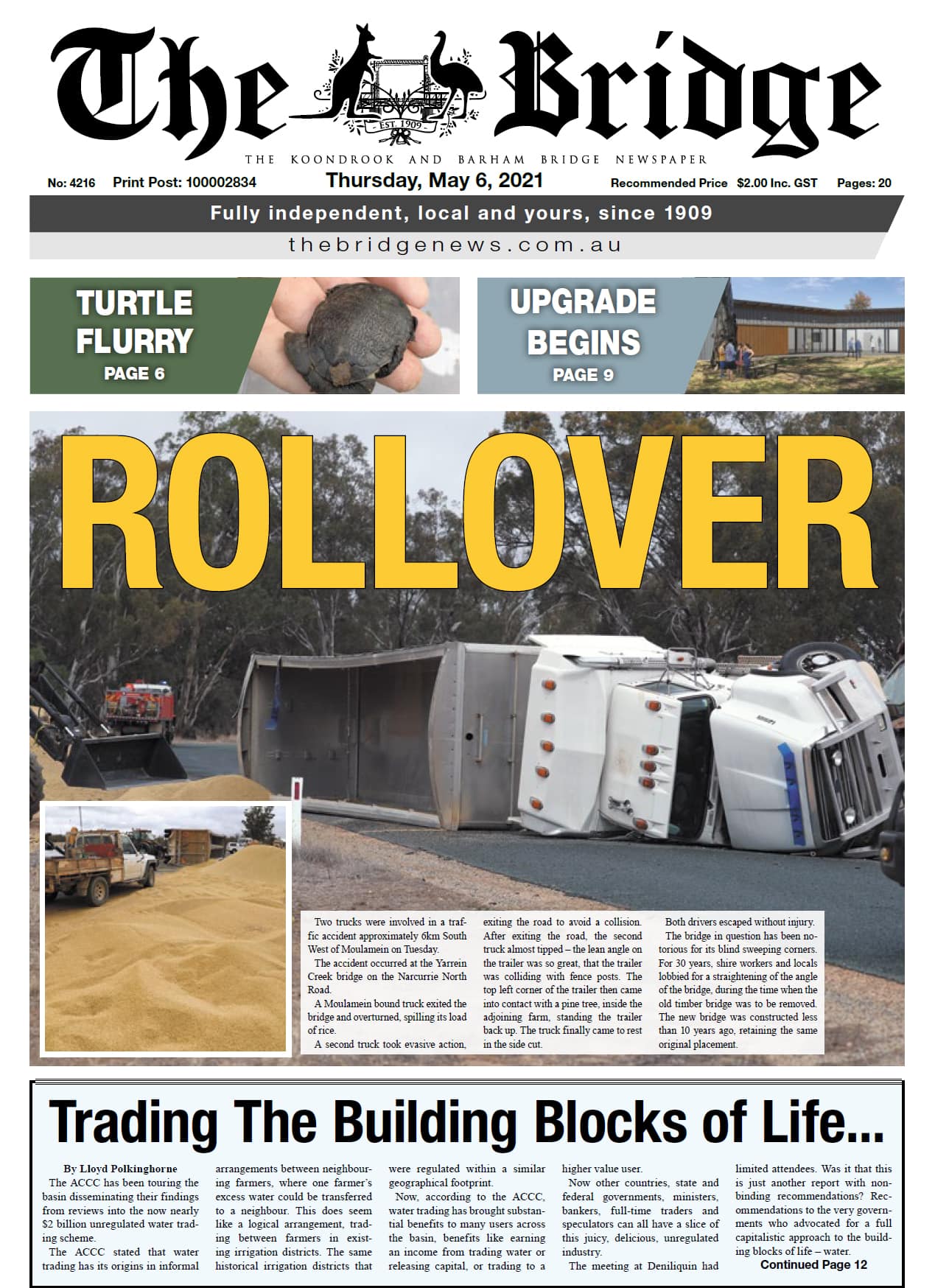 The Koondrook and Barham Bridge Newspaper 6 May 2021