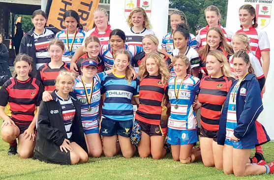 Kyah and her NSW Country teammates