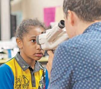 QUT optometrists at NPU