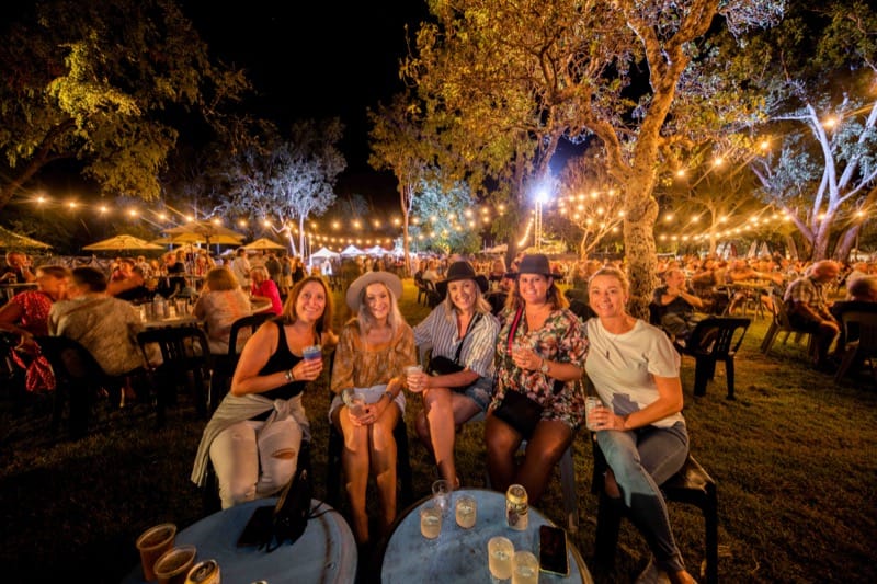 Festival goers
