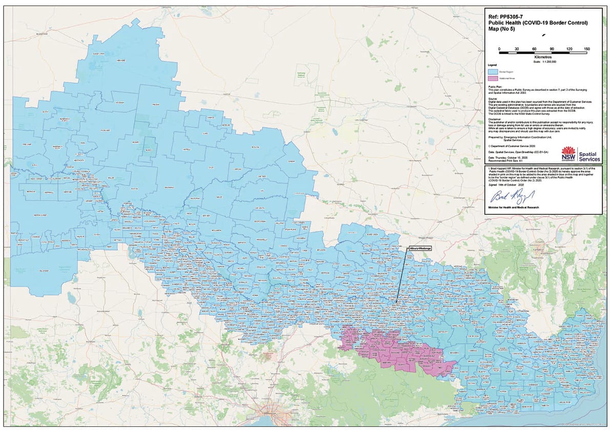 Border control map