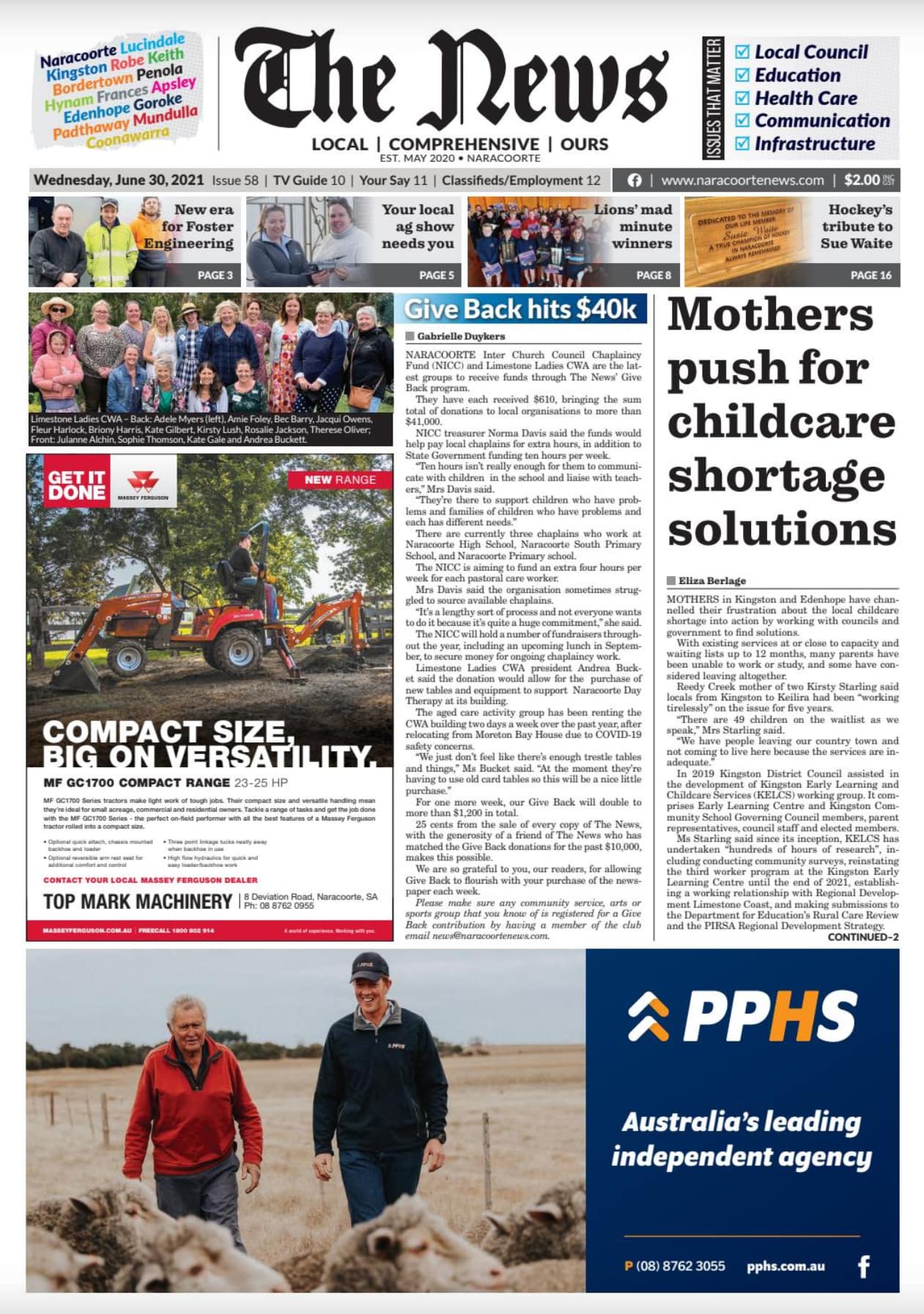 Naracoorte Community News 30 June 2021