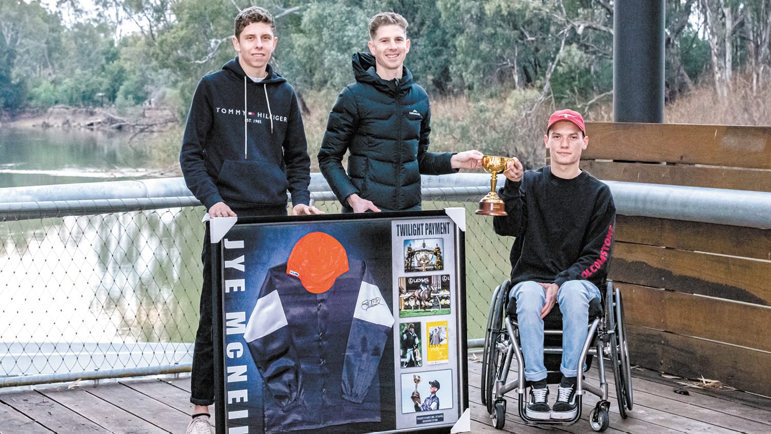 Auction for aid for Langy