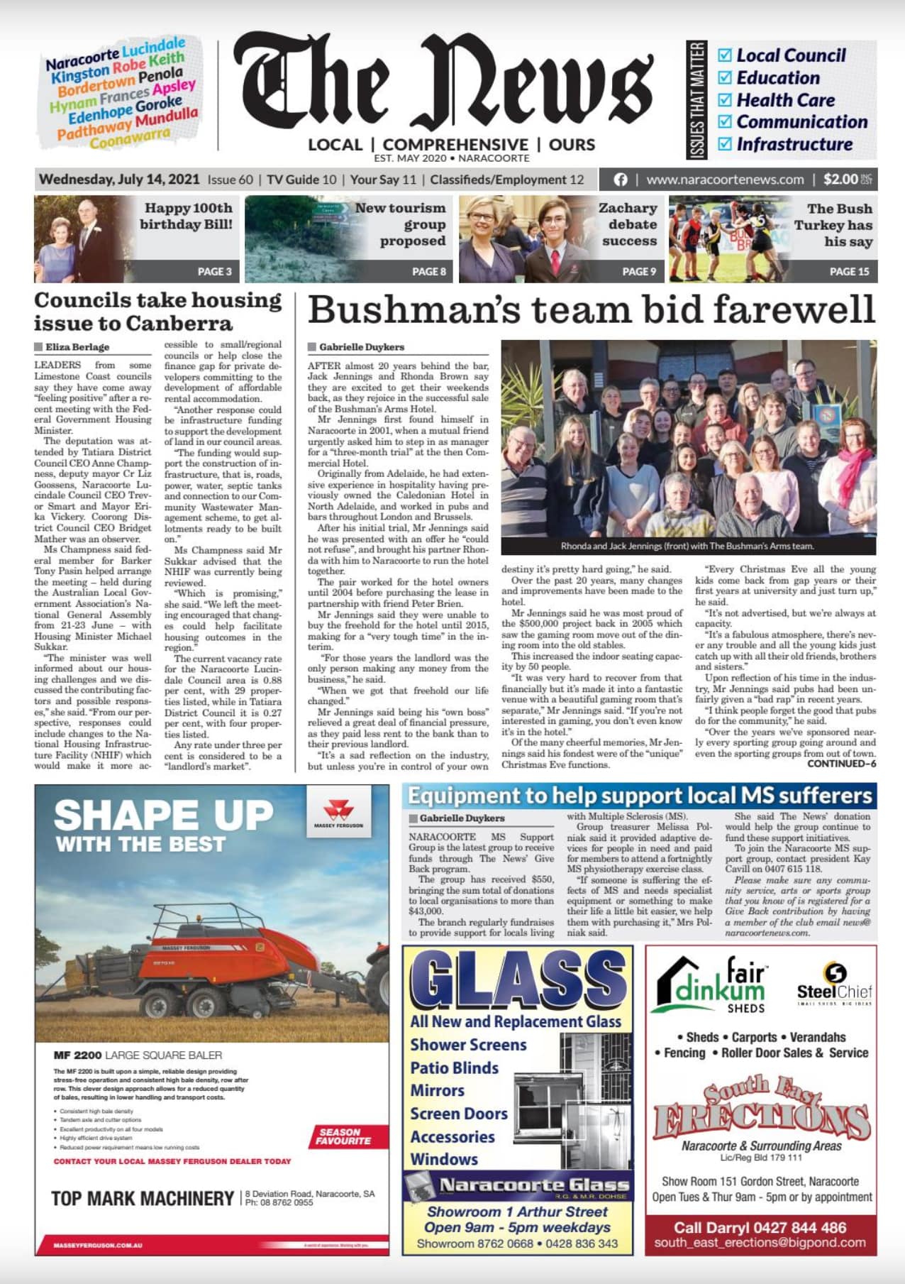 Naracoorte Community News 14 July 2021