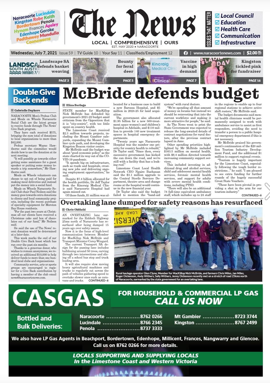 Naracoorte Community News 7 July 2021