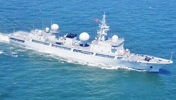 Chinese surveillance ship