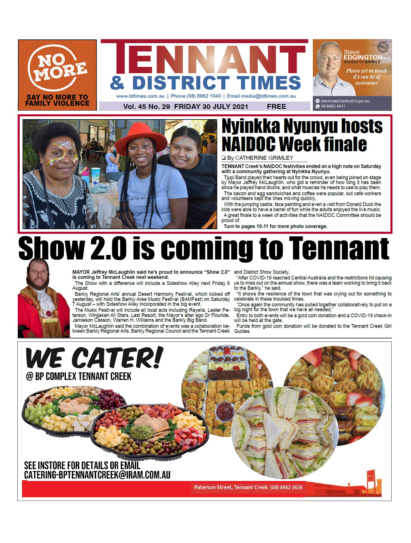Tennant & District Times 30 July 2021