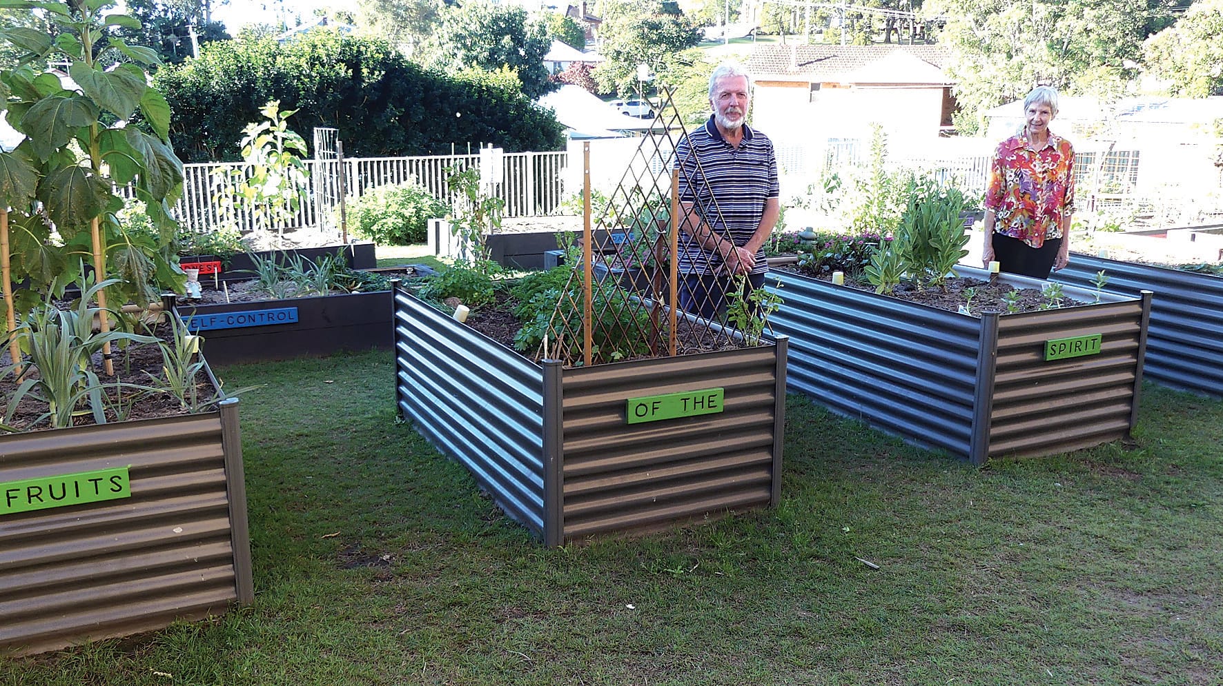 Community church garden
