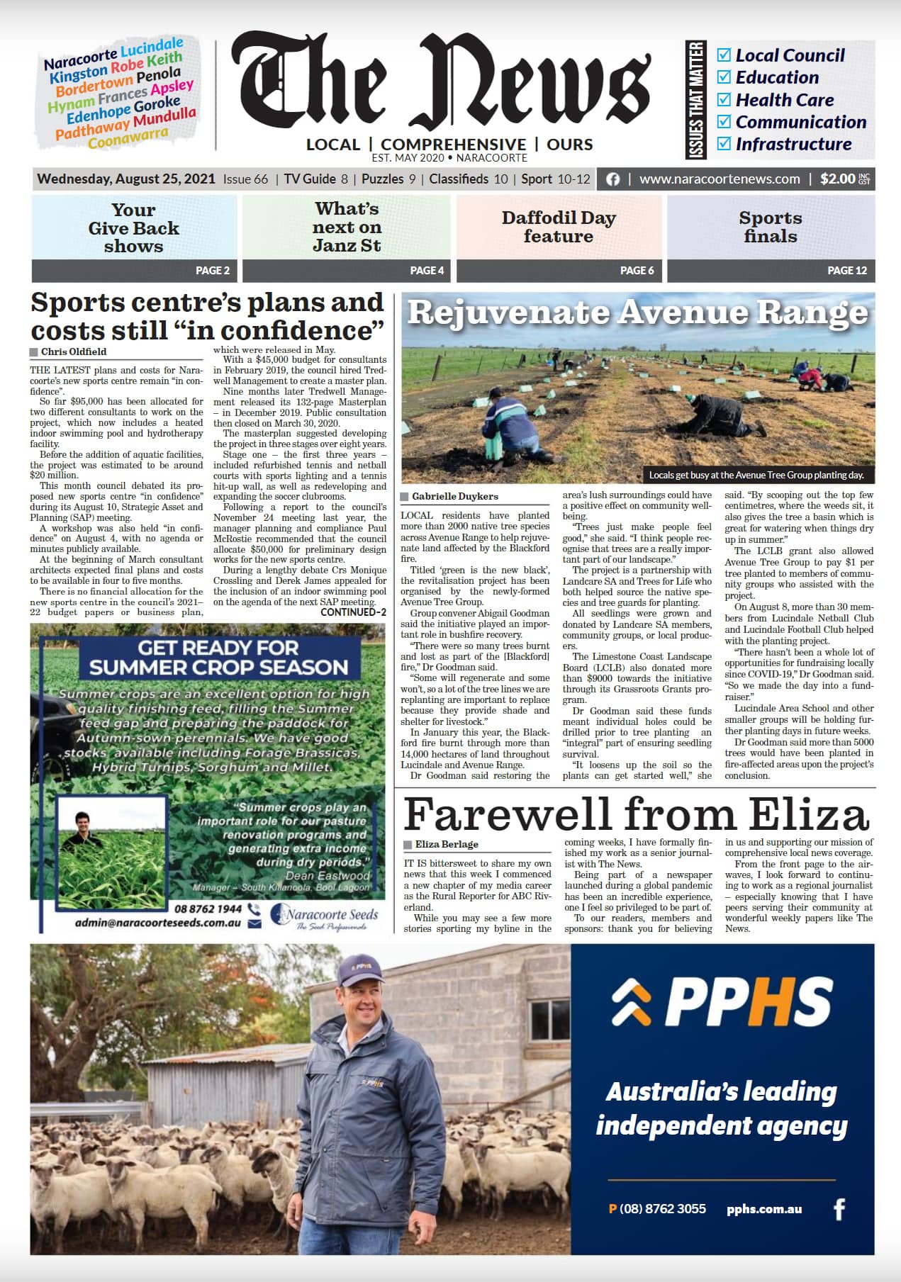 Naracoorte Community News 25 August 2021