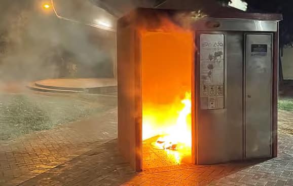 Peko Park fire