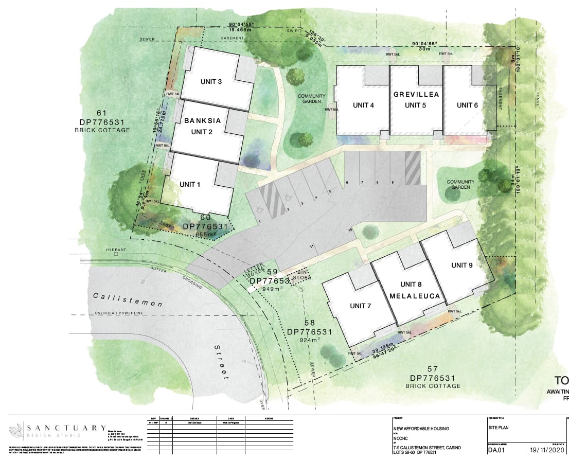 Housing units plan