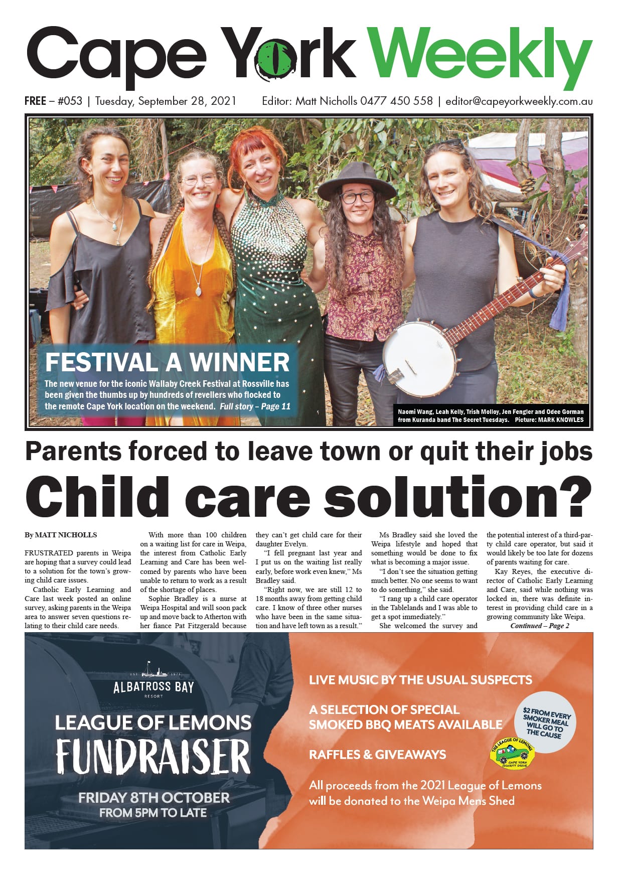 Cape York Weekly 28 September 2021