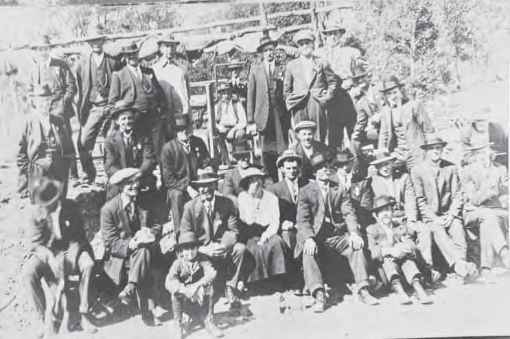 At the mine site