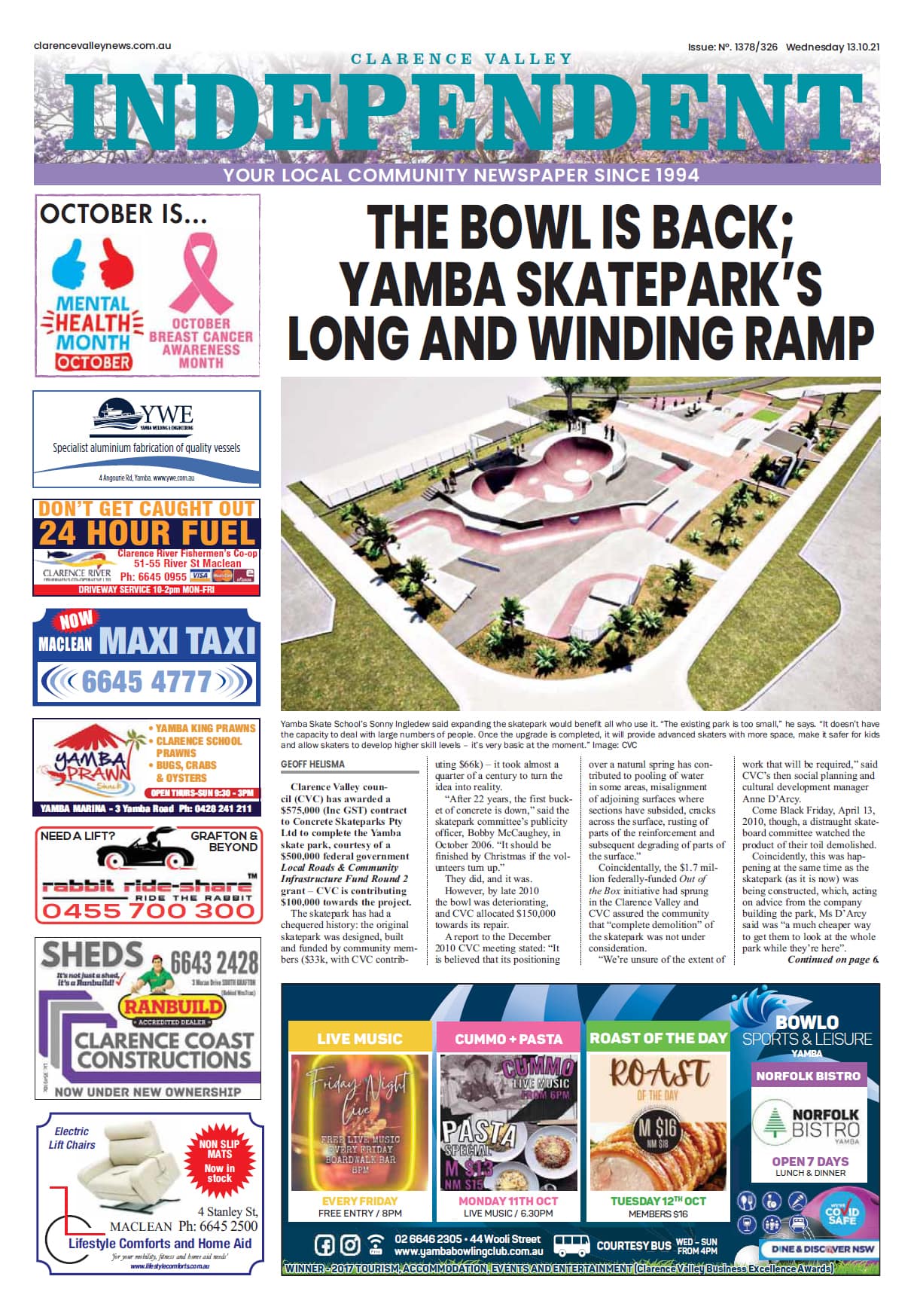 Clarence Valley Independent 13 October 2021