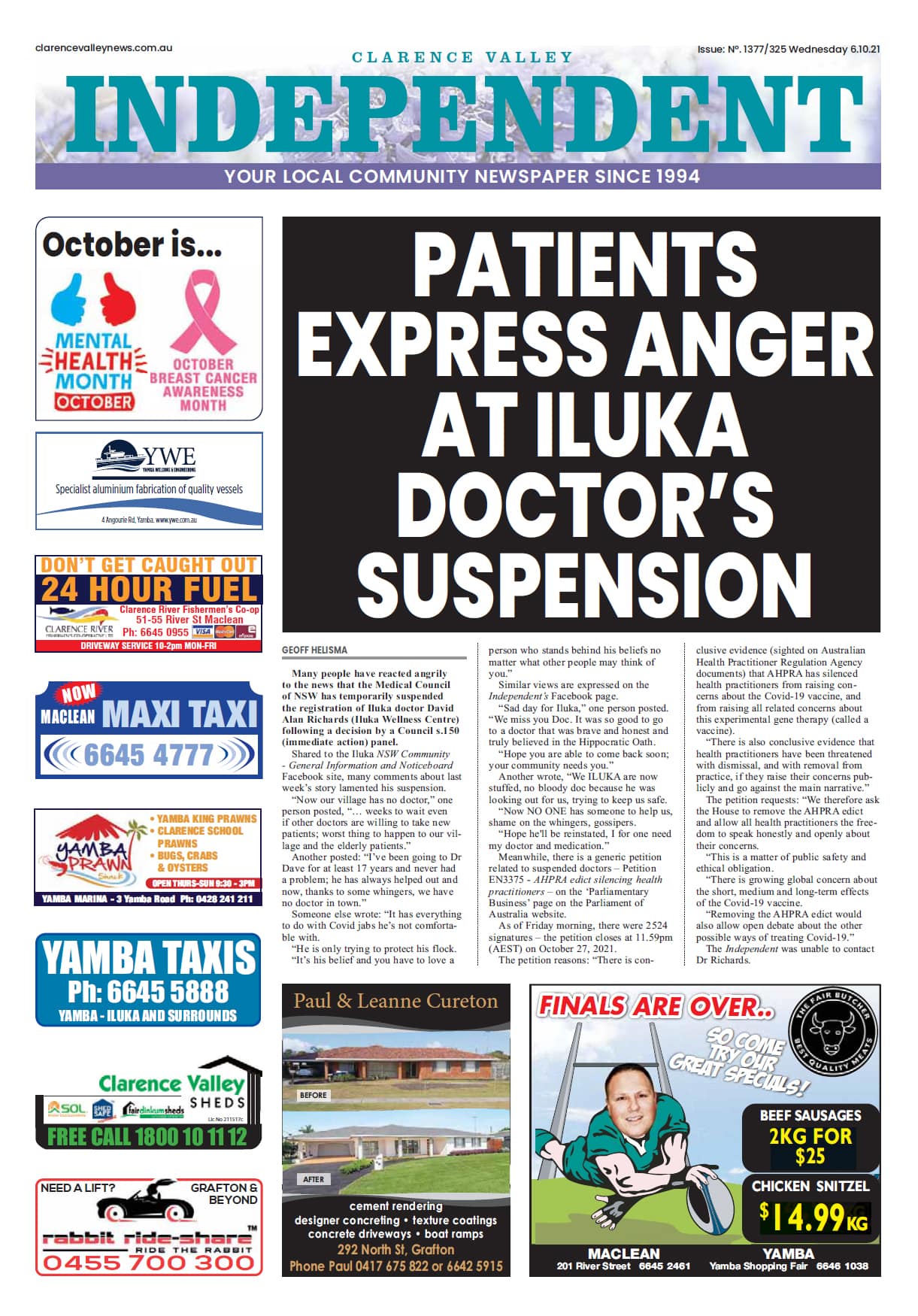 Clarence Valley Independent 6 October 2021