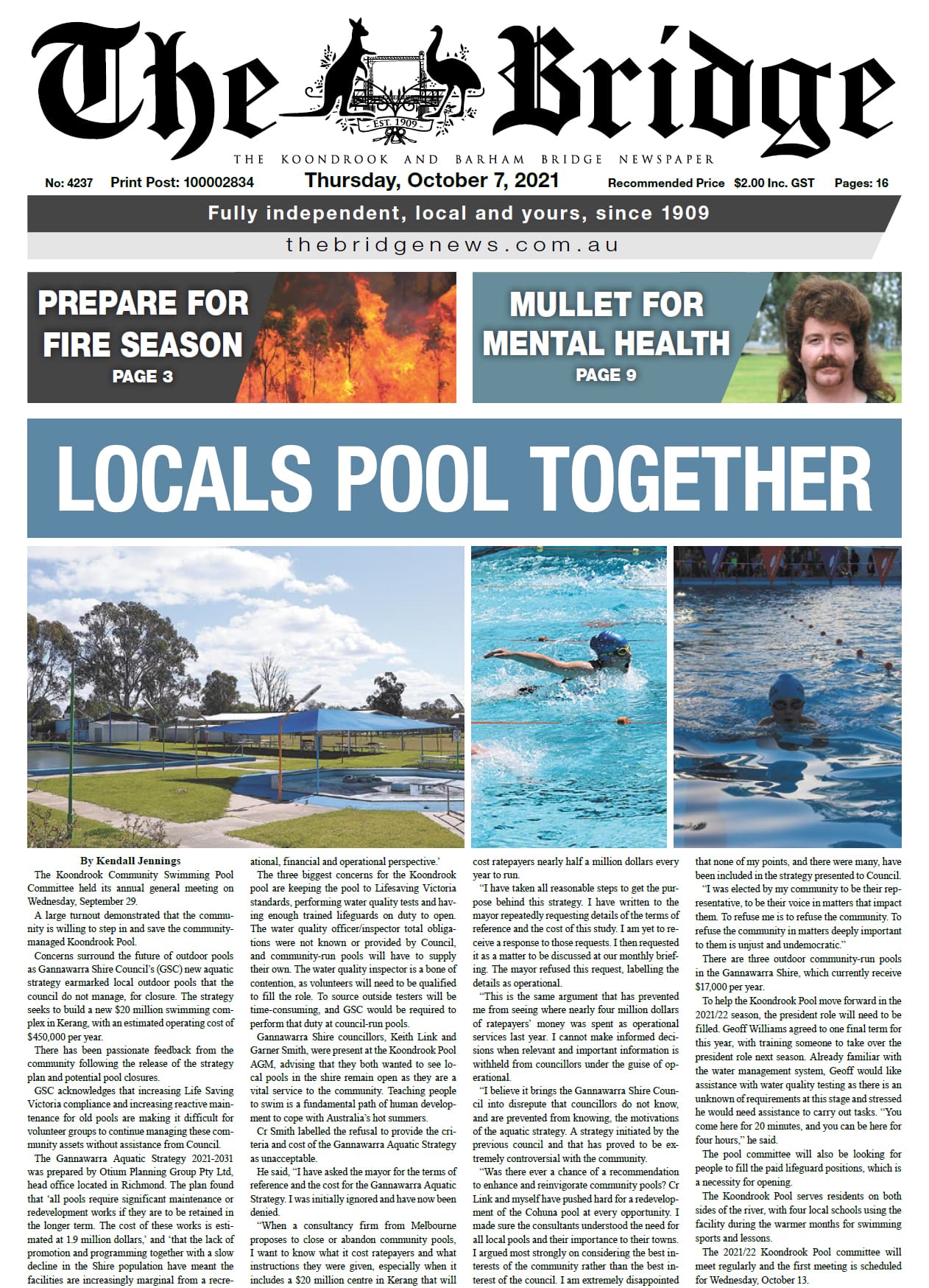 The Koondrook and Barham Bridge Newspaper 7 October 2021