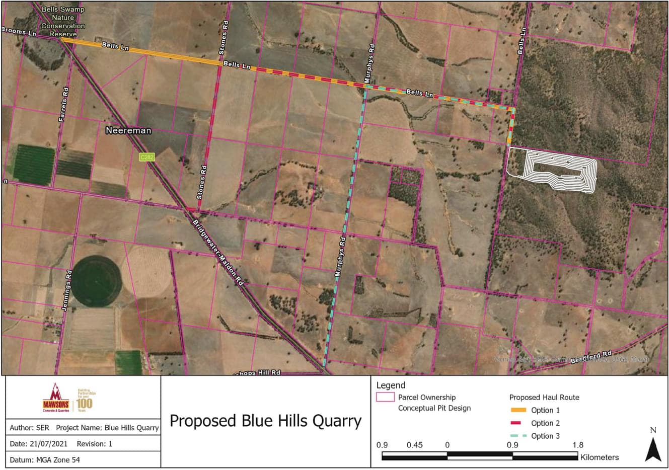 Proposed quarry plan