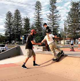 Skateboarding