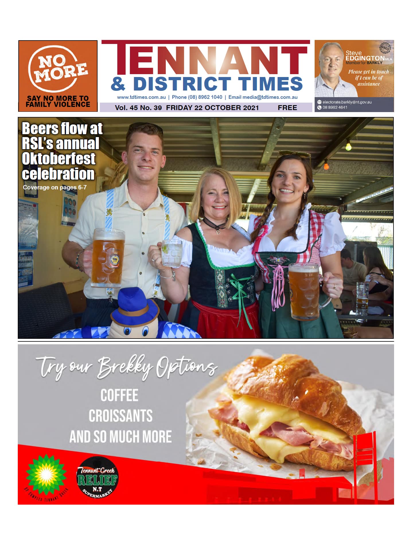 Yennant & District Times 22 October 2021