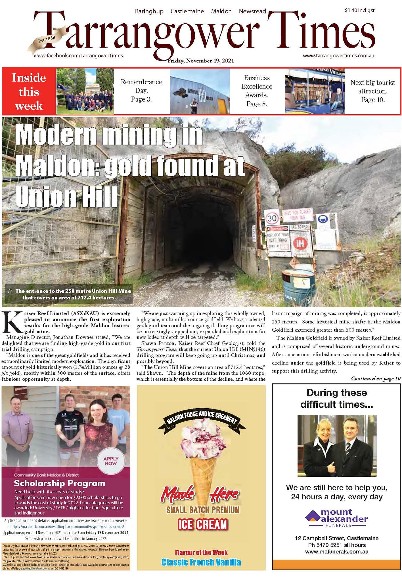 Tarrangower Times 19 November 2021