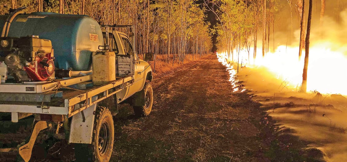 Fire fighting ute