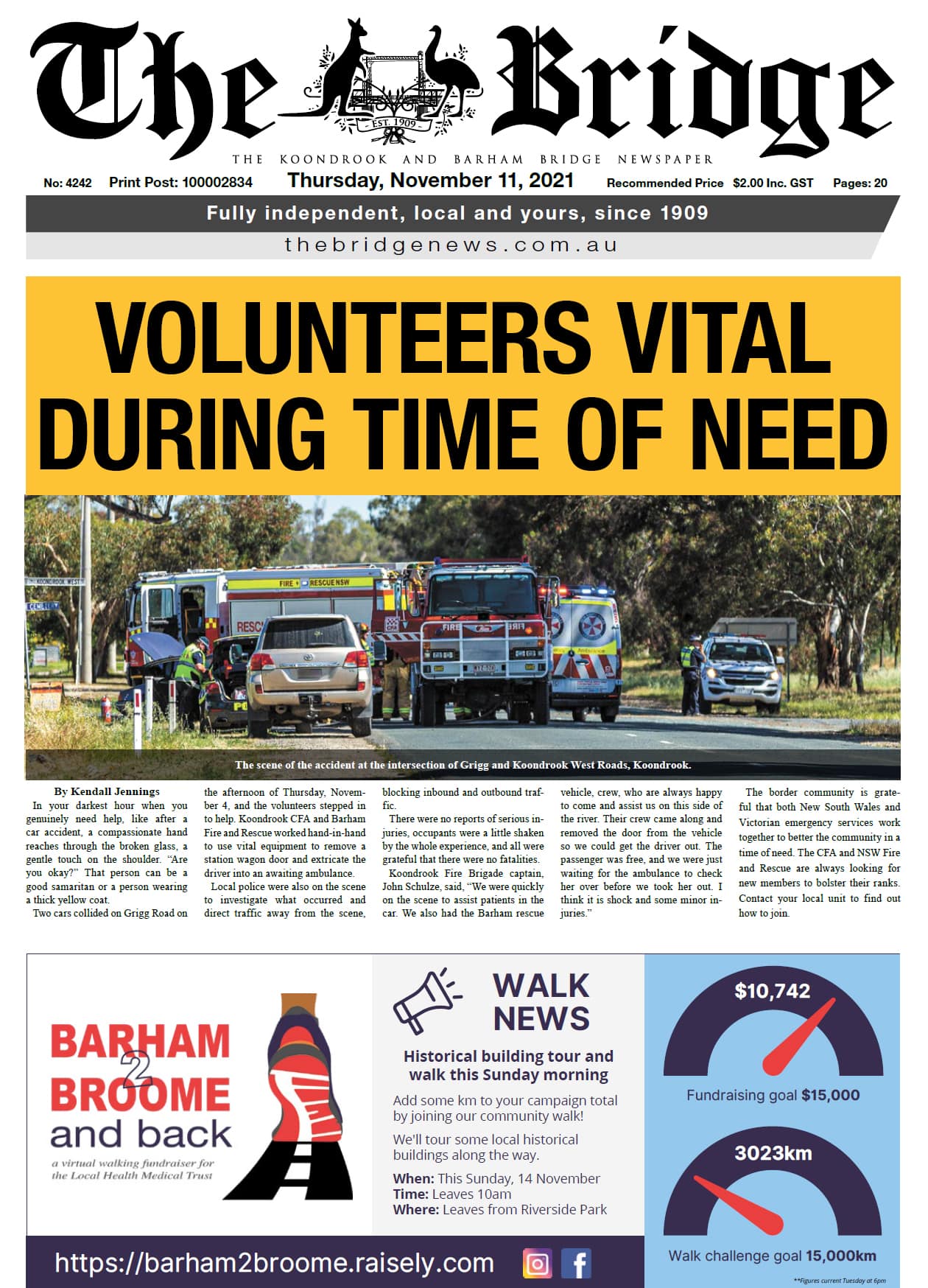 The Koondrook and Barham Bridge Newnspaper 11 November 2021