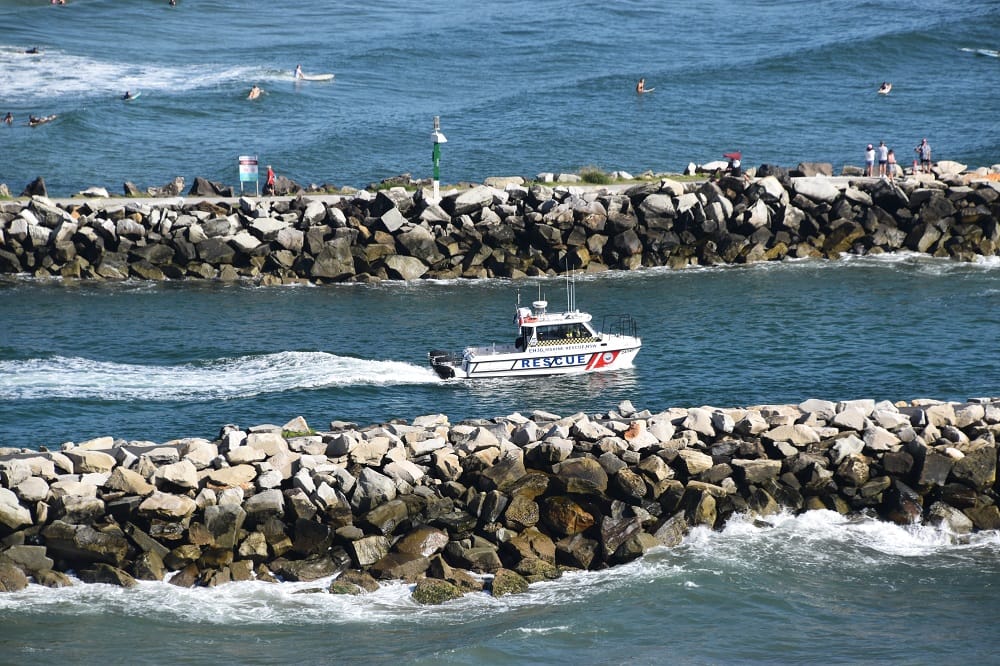 Evans Head breakwater walls