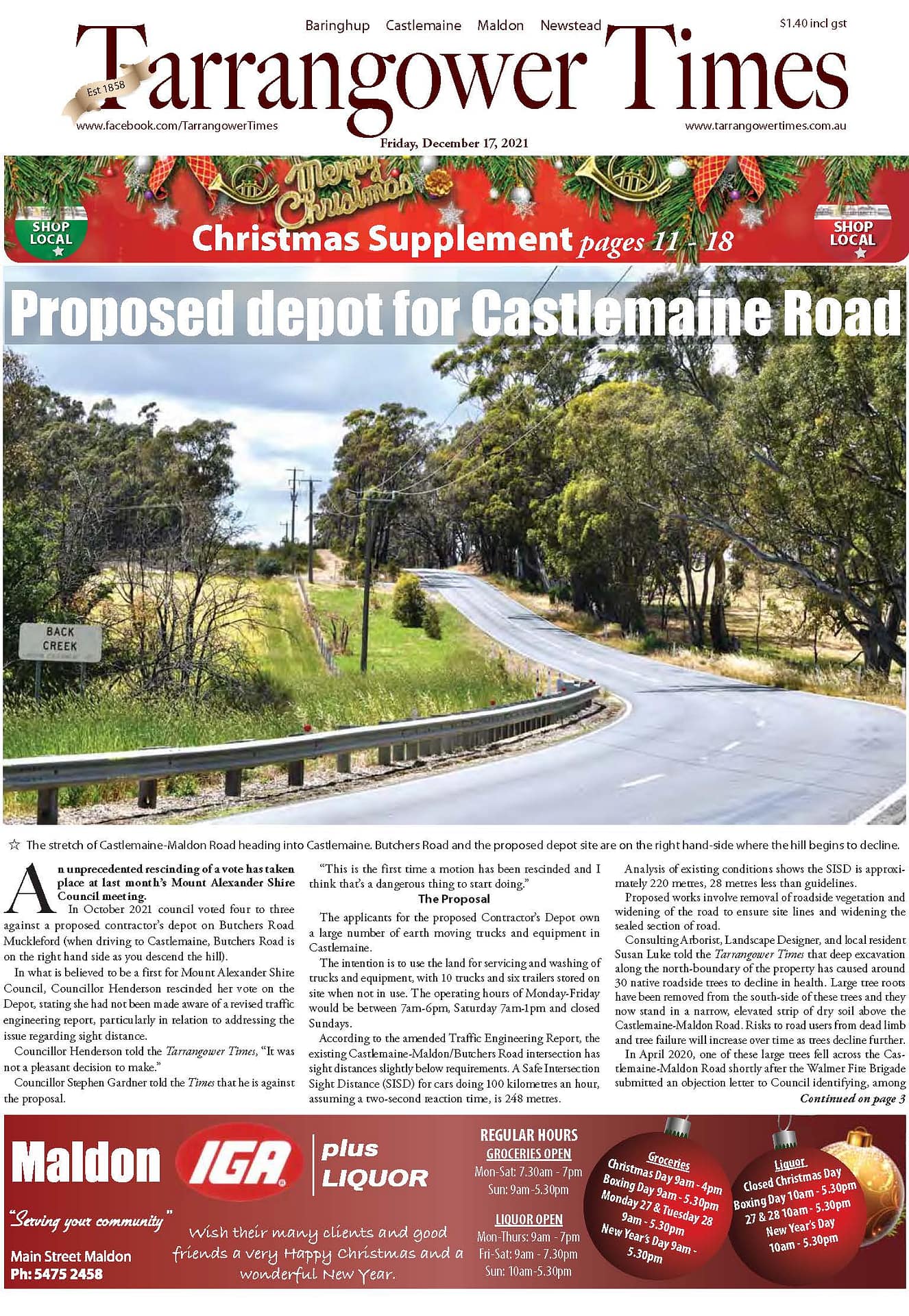 Tarrangower Times 17 December 2021