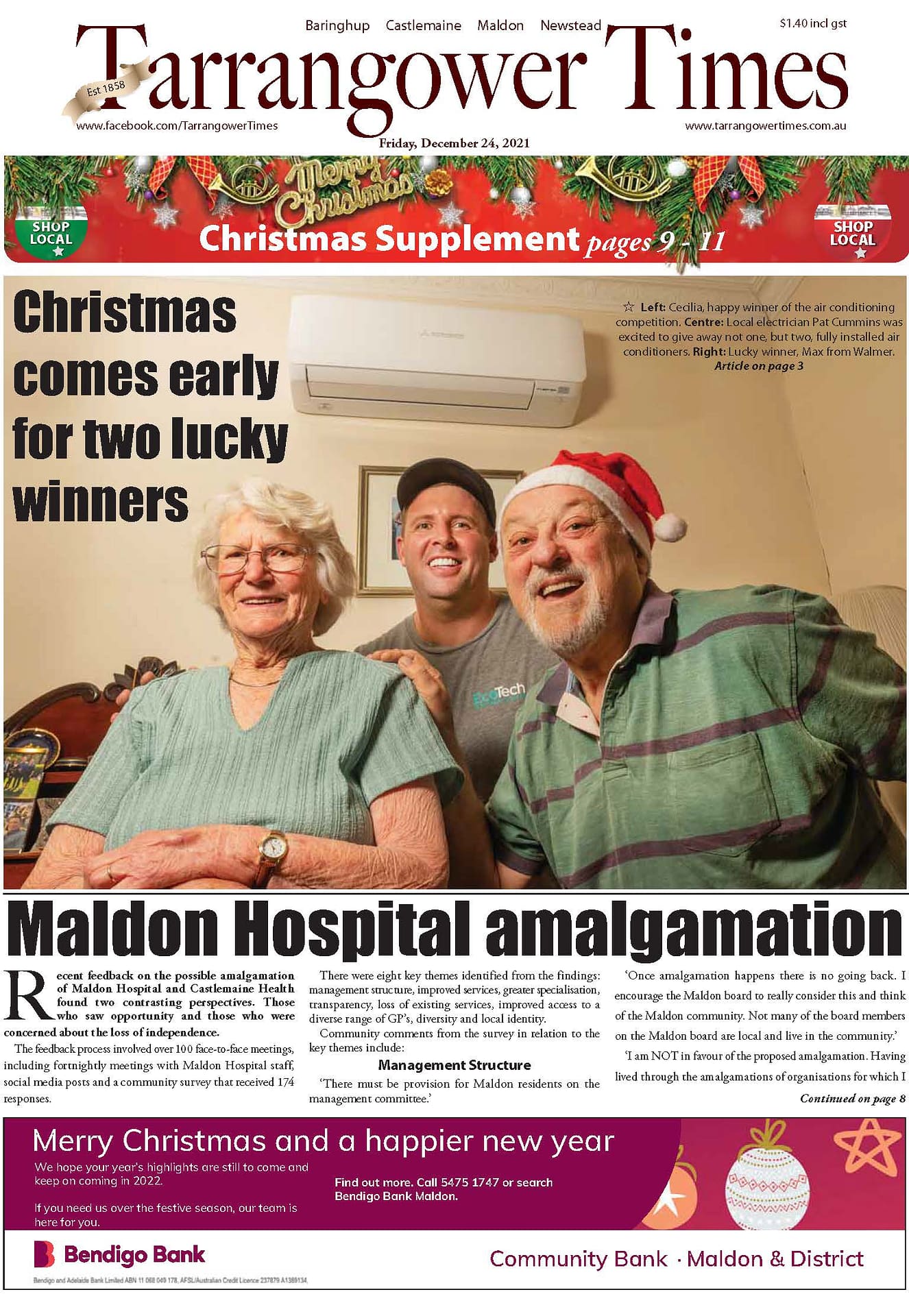Tarrangower Times 24 December 2021