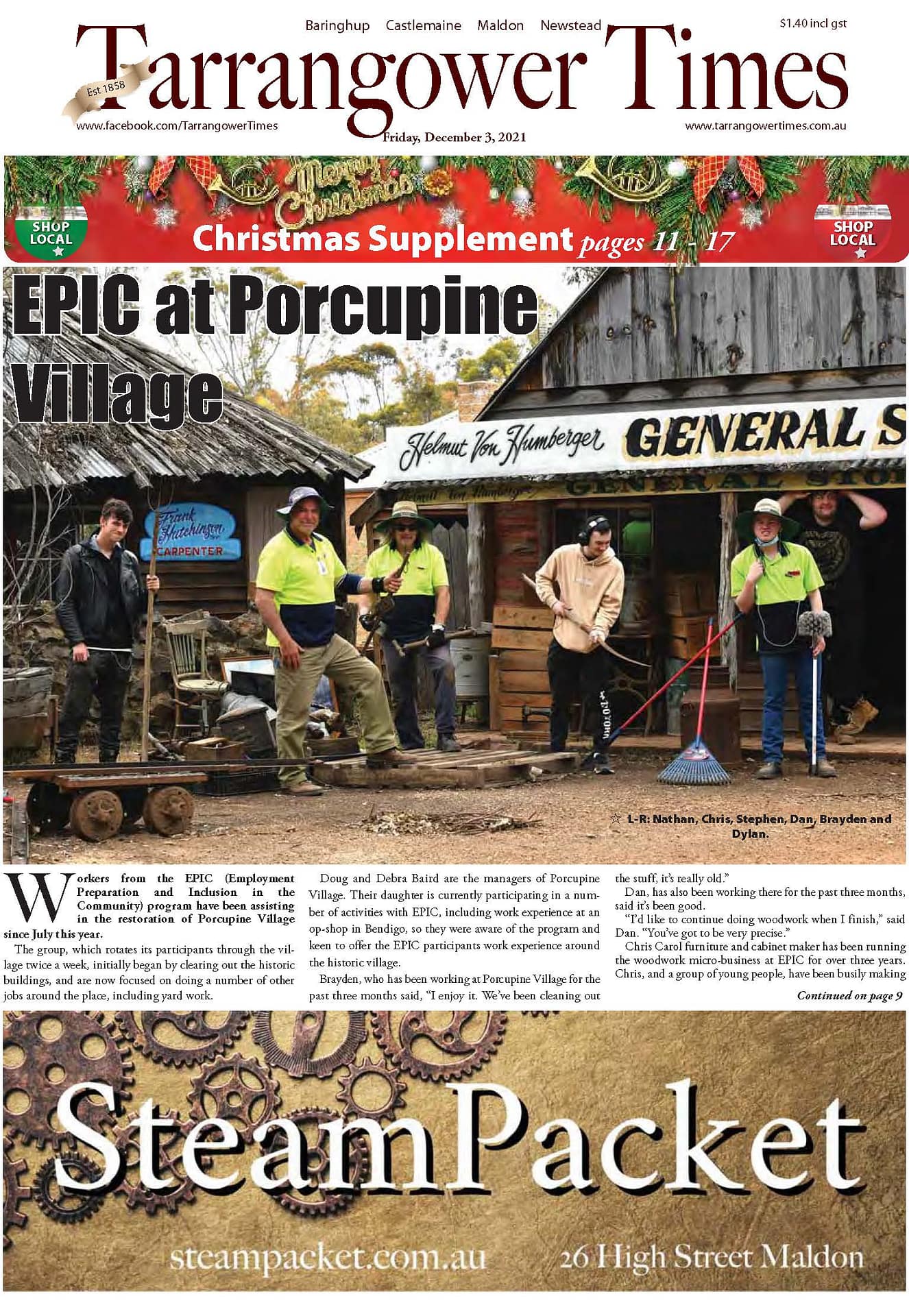 Tarrangower Times 3 December 2021