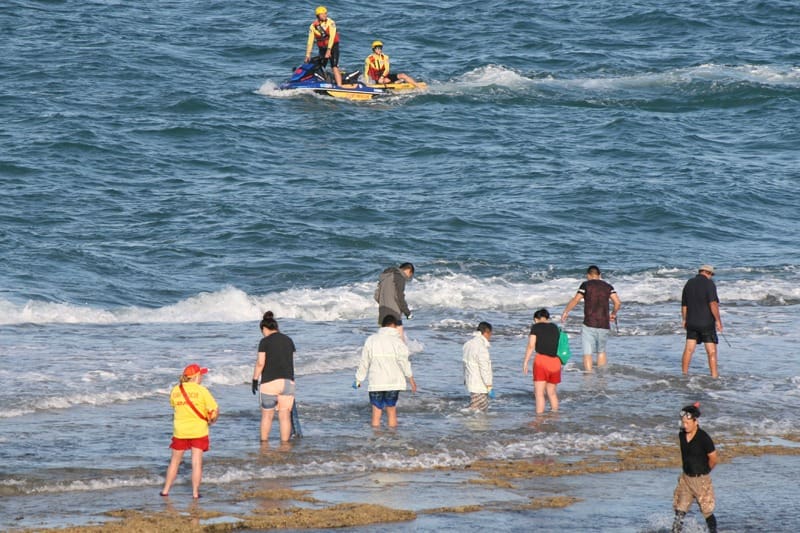 Abalone fishing
