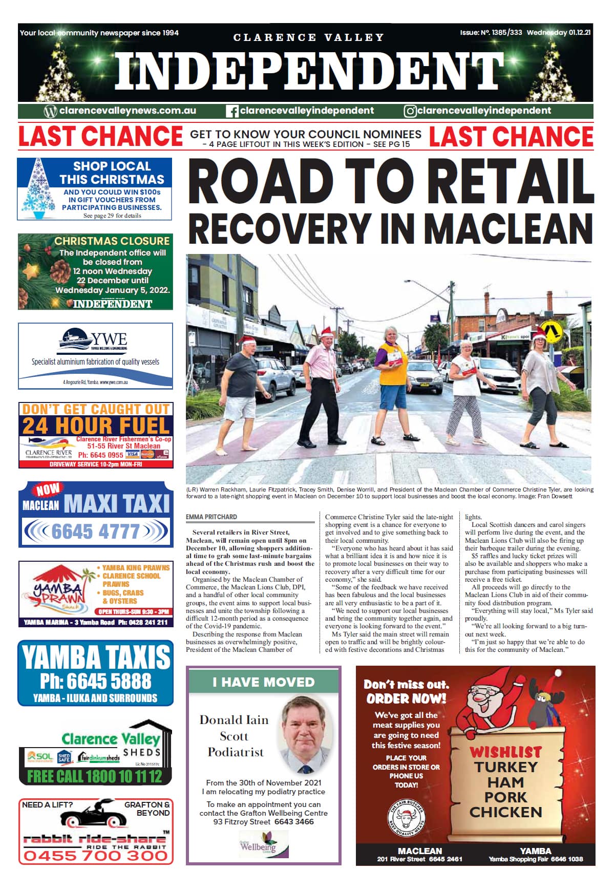 Clarence Valley Independent 1 December 2021